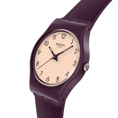 Swatch Armband-Uhr Repeat Chic Analog Quarz Silikon-Band LR138