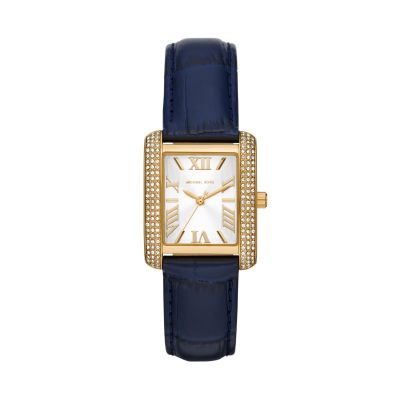 Michael Kors MK2982 Damen-Uhr Emery Horloge Analog Quarz Leder-Band Gold-Ton