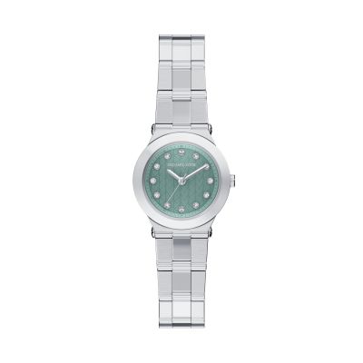 Michael Kors Damen-Uhr Billie Analog Quarz Edelstahl-Armband MK7569