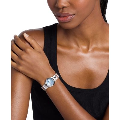Michael Kors Damen-Uhr Billie Analog Quarz Edelstahl-Armband MK7569