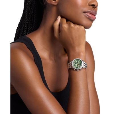 Michael Kors Damen-Uhr Bryant Chronograph Edelstahl-Armband MK7583