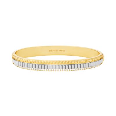 Michael Kors Armreif Lexington Zirkonia Metall Gold-Ton MKJ8646931