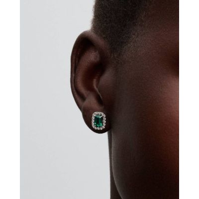 Pandora Ohrstecker Damen Funkelndes Rechteck Sterling-Silber 294501C01