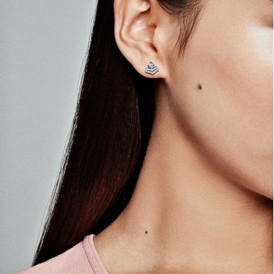 Pandora 297787CZ Ohrstecker Ohrringe Classic Wishes Sterling-Silber