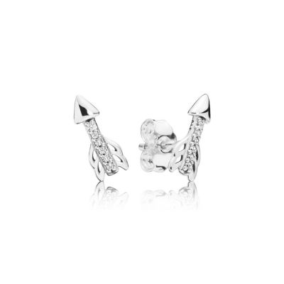 Pandora 297828CZ Ohrstecker Sparkling Arrows Sterling Silber