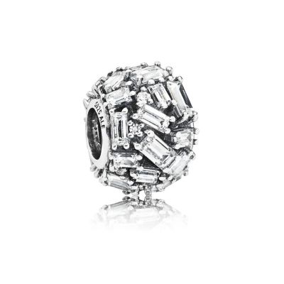 Pandora Charm Chiselled Elegance Mosaik Sterling-Silber 797746CZ 