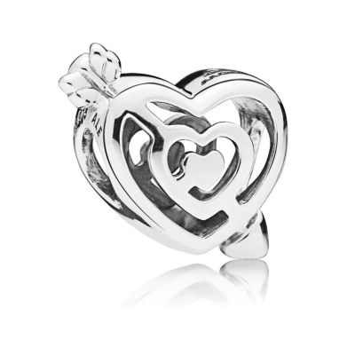 Pandora Charm Damen Herz Pfeil Labyrinth Sterling-Silber 797814