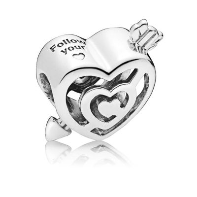 Pandora Charm Damen Herz Pfeil Labyrinth Sterling-Silber 797814