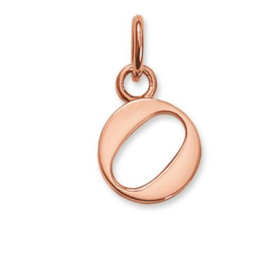 Thomas Sabo PE602-415-12 Ketten-Anhänger Buchstabe O Silber Rosé Vergoldet