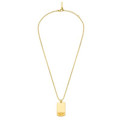 Police PEAGN0009402 Halskette mit Anhänger Herren Icarus II Edelstahl Gold-Ton