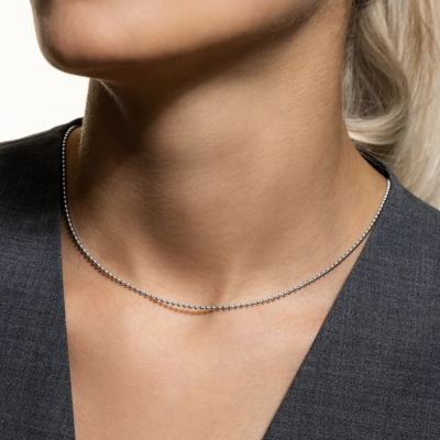 Xenox Kugel-Halskette Damen Basic Sterlingsilber 45 cm KBA019/45