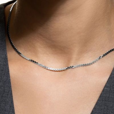 Xenox Halskette Damen Basic Serpentine Sterlingsilber 45 cm KSE023/45