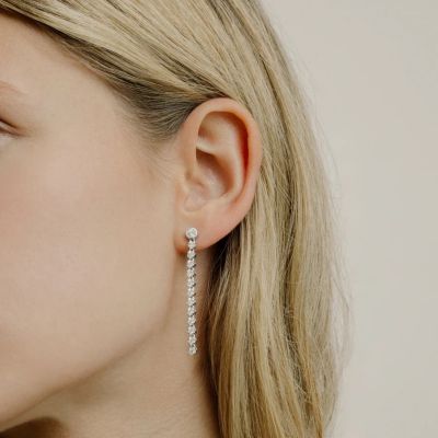 Xenox Ohrringe Ohrhänger Damen Venice Zirkonia Sterlingsilber XS91964