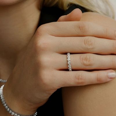 Xenox Ring Damen Venice Zirkonia Sterlingsilber XS91966 Gr. 52