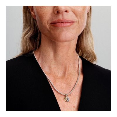 Pandora Charm-Anhänger Sonne & Mond Teilbar Silber Vergoldet 763585C01