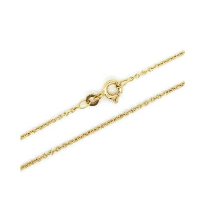 Karat 1.0140 Halskette Collier Damen 1,5 mm Rundankerkette 333er Gelbgold 