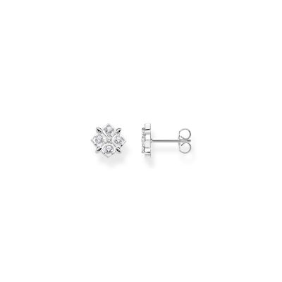 Thomas Sabo SCH150323 Ohrstecker Damen Blume Zirkonia Sterling-Silber