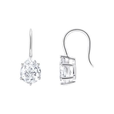 Thomas Sabo Ohrhänger Damen Zirkonia-Tropfen Weiß Silber SCH150355