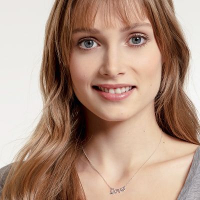 Thomas Sabo Halskette-Anhänger Love Silber SCKE150280