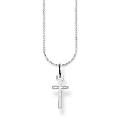 Thomas Sabo SCKE150301 Halskette mit Anhänger Damen Kreuz Silber