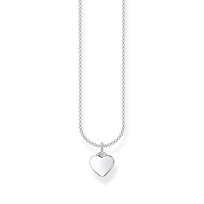 Thomas Sabo SCKE150322 Halskette mit Anhänger Damen Herz Sterling-Silber 45 cm