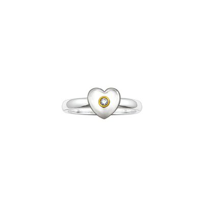 Thomas Sabo SD_TR0004-179-14 Ring Damen Herz Sweet Diamonds Silber Gr. 52