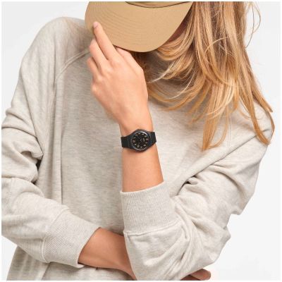 Swatch SO28B113 Armband-Uhr Golden Tac Analog Quarz Biobasierte Material-Band