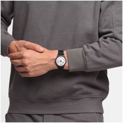 Swatch SO29B703 Armband-Uhr Twice Again Again Quarz Biologisches-Band Ø 41 mm