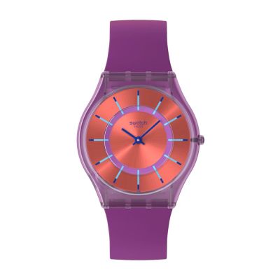 Swatch Armband-Uhr Sweet Strawberry Dream Quarz Silikon-Band SS08V108