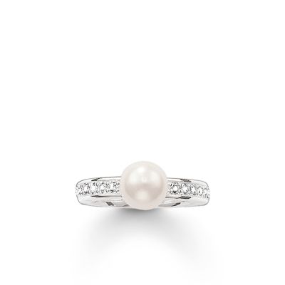 Thomas Sabo TR1909-054-14 Ring Damen Perle Sterling-Silber Gr. 48