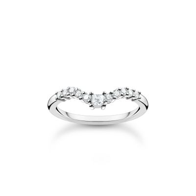 Thomas Sabo TR2398-051-14 Ring Damen Weiße Steine Zirkonia Sterlingsilber