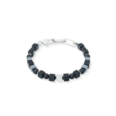 Coeur de Lion Armband Herren Spikes Shape Mix Silber-Ton 0917/30-1300