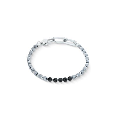 Coeur de Lion Armband Herren Pulse Line Spinell Silberton 0916/30-1300