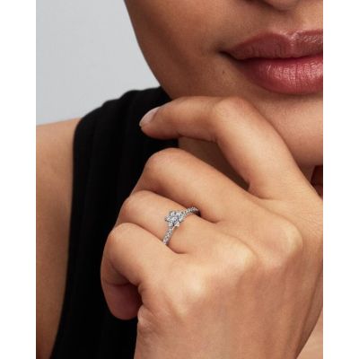 Pandora Ring Damen Funkelnde Blume Sterling-Silber 194499C01