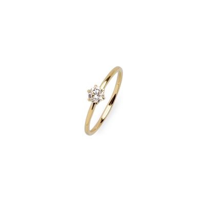 Diara Ring Lab Grown Diamant 0,3 ct 585er Gelbgold DS2122G Gr. 54