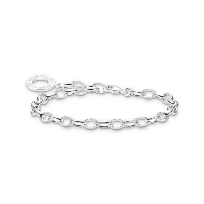 Thomas Sabo X0031-001-12 Charm-Armband Classic Klein Sterling-Silber 