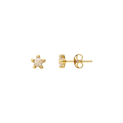 Xenox XG14K4067G Ohrstecker Damen Mädchen Fine Zirkonia Gelbgold 585/-