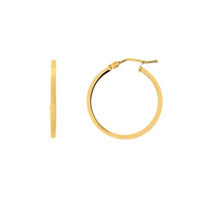 Xenox Creolen Damen Fine Basic 585er Gelbgold 22 mm XG14K6023G