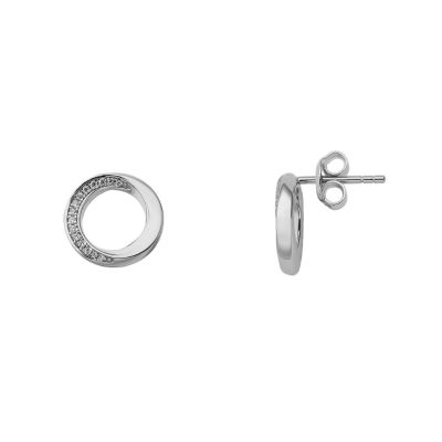Xenox Ohrstecker Damen Classic Circle Zirkonia Sterlingsilber XS2126
