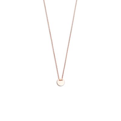 Xenox XS3567R Kette mit Anhänger Damen Collier Coin Silber Rosé