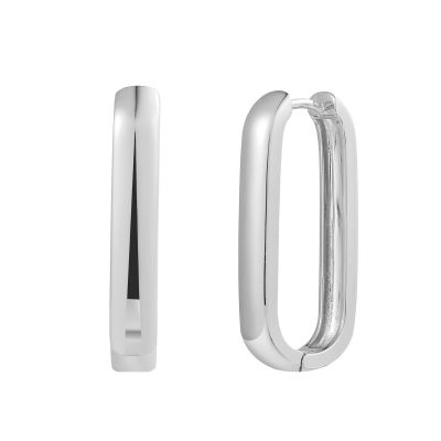 Xenox Creolen Ohrringe Damen Link Large Sterlingsilber XS91552