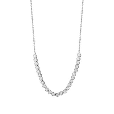 Xenox Halskette Damen Venice Zirkonia Sterlingsilber 45 cm XS91963