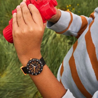 Flik Flak Jungen-Uhr Catch U Analog Quarz Kunststoff-Armband FCSP093
