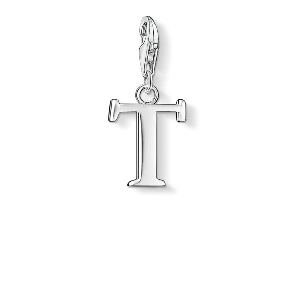 Thomas Sabo 0194-001-12 Charm-Anhänger Buchstabe T Sterling-Silber