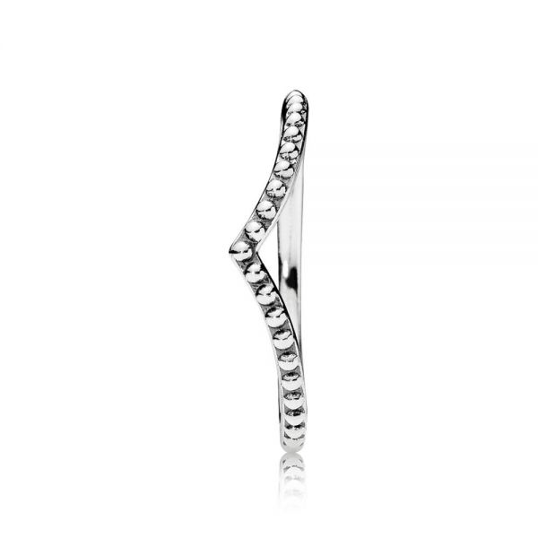 Pandora 196315 Ring Perlenförmiger Wunsch Silber