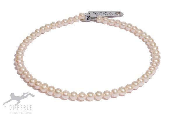 Di Perle 35514257 Halskette Strang Damen Süßwasserzucht-Perlen 45 cm