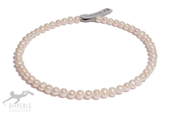 Di Perle 35514273 Halskette Strang Damen Süßwasserzucht-Perlen 45 cm