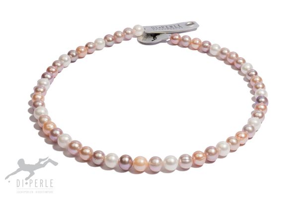 Di Perle 36914107 Halskette Strang Damen Süßwasserzucht-Perlen Natur 45 cm