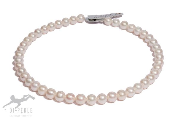 Di Perle 37214256 Halskette Strang Damen Süßwasserzucht-Perlen 45 cm