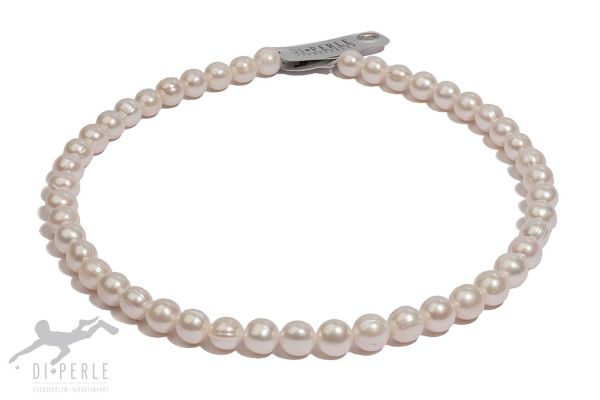 Di Perle 37315147 Halskette Strang Damen Süßwasserzucht-Perlen 45 cm